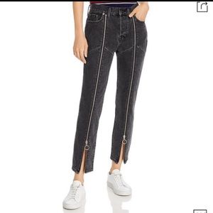 NWT PISTOLA HIGH RISE MOM JEANS- TRENDY ZIPPER!!